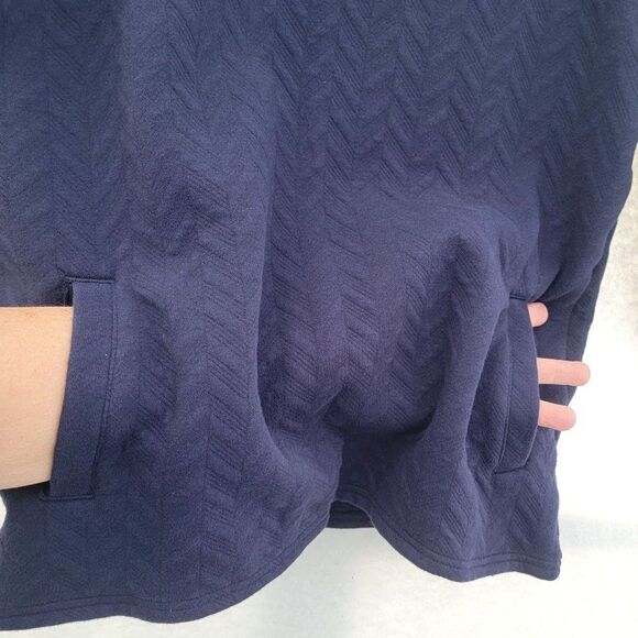 Champion Womens S Textured Quarter Zip Nittany Lions Turtleneck Sweater - Picture 6 of 12